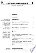 L'Informazione bibliografica
