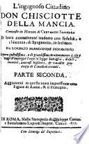 L'ingegnoso Cittadino Don Chisciotte Della Mancia