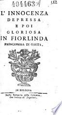 L'Innocenza depressa e poi gloriosa in Fiorlinda principessa di Gaeta
