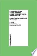 L'innovazione come motore della competitività territoriale. Il caso della provincia di Ferrara