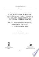 L'Inquisizione romana