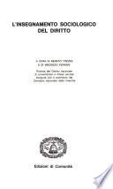 L'insegnamento sociologico del diritto