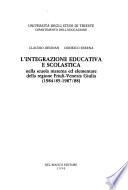 L'integrazione educativa e scolastica