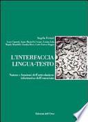 L'interfaccia lingua-testo