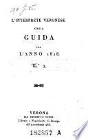 L'Interprete Veronese, ossia guida