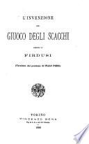 L'invenzione del giuoco degli scacchi