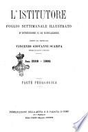 L'istitutore giornale della societa d'istruzione e di educazione dedicato ai maestri, alle maestre, ai padri di famiglia ed ai comuni