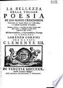 L'istoria della volgar poesia