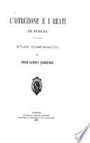 L'istruzione e i reati in Italia