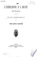 L'istruzione e i reati in Italia