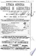 L' Italia agricola giornale di agricoltura