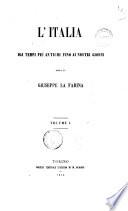 L'Italia dai tempi più antichi fino ai nostri giorni opera di Giuseppe La Farina