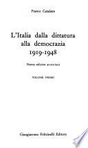 L'Italia dalla dittatura alla democrazia