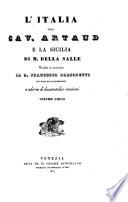 L'Italia del cav. Artaud e La Sicilia di m. della Salle