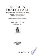 L'Italia dialettale