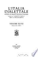 L'Italia dialettale