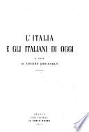 L'Italia e gli italiani di oggi