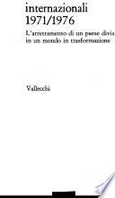 L'Italia e i mutamenti internazionali, 1971-1976