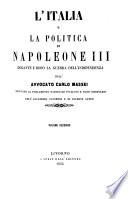 L'Italia e la politica di Napoleone III durante e dopo la guerra dell'indipendenza
