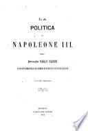 L'Italia e la politica di Napoleone III durante e dopo le guerre dell'indipendenza