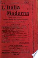 L'Italia moderna rivista dei problemi della vita italiana