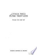 L'Italia negli ultimi trent'anni