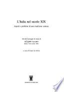 L'Italia nel secolo 19