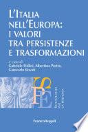 L'Italia nell'Europa: i valori tra persistenze e trasformazioni