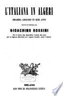 L' Italiana in Algeri