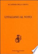 L'italiano al voto