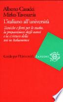 L'italiano all'università