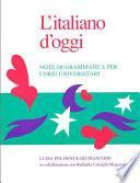 L'italiano d'oggi