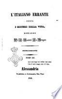 L' italiano errante ossia i misteri della vita romanzo
