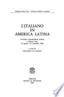 L'Italiano in America Latina