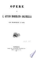 L. Junii Moderati Columellae Opera