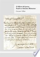 L'officio del Poeta. Studi su Antonio Minturno