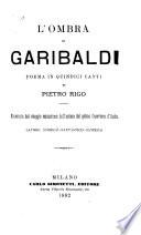 L'ombra di Garibaldi,poema in quindici canti