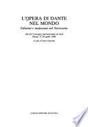 L'Opera di Dante nel mondo