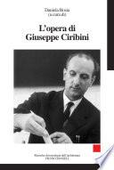L'opera di Giuseppe Ciribini