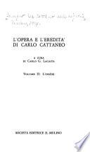 L'opera e l'eredità di Carlo Cattaneo: L'eredità