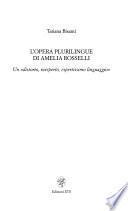 L'opera plurilingue di Amelia Rosselli