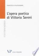 L'opera poetica di Vittorio Sereni