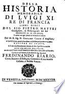 L'opere del sig. Pietro Mattei historiografo de' Re di Francia