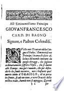 L'oracolo della lingua d'Italia. Di Diodato Franzoni. In cui si conciliano alcune diuerse opinioni de' scrittori italiani, e si danno molti ammaestramenti per scriuere, e pronunciare correttamente. Opera vtile a prosatori, poeti, accademici, segretarij, predicatori, e qual si voglia persona, che brami perfettionarsi nella lingua d'Italia