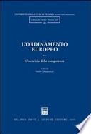 L'ordinamento europeo