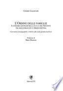 L'ordine delle famiglie