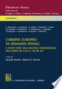 L'ordine europeo di indagine penale