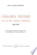 L'organica militare fra le due guerre mondiali, 1814-1914