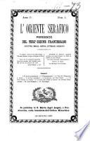 L'oriente serafico bollettino ufficiale per la celebrazione del VII centenario del Terz'Ordine Francescano