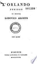 L'Orlando furioso di messer Lodovico Ariosto tomo primo [-sesto]